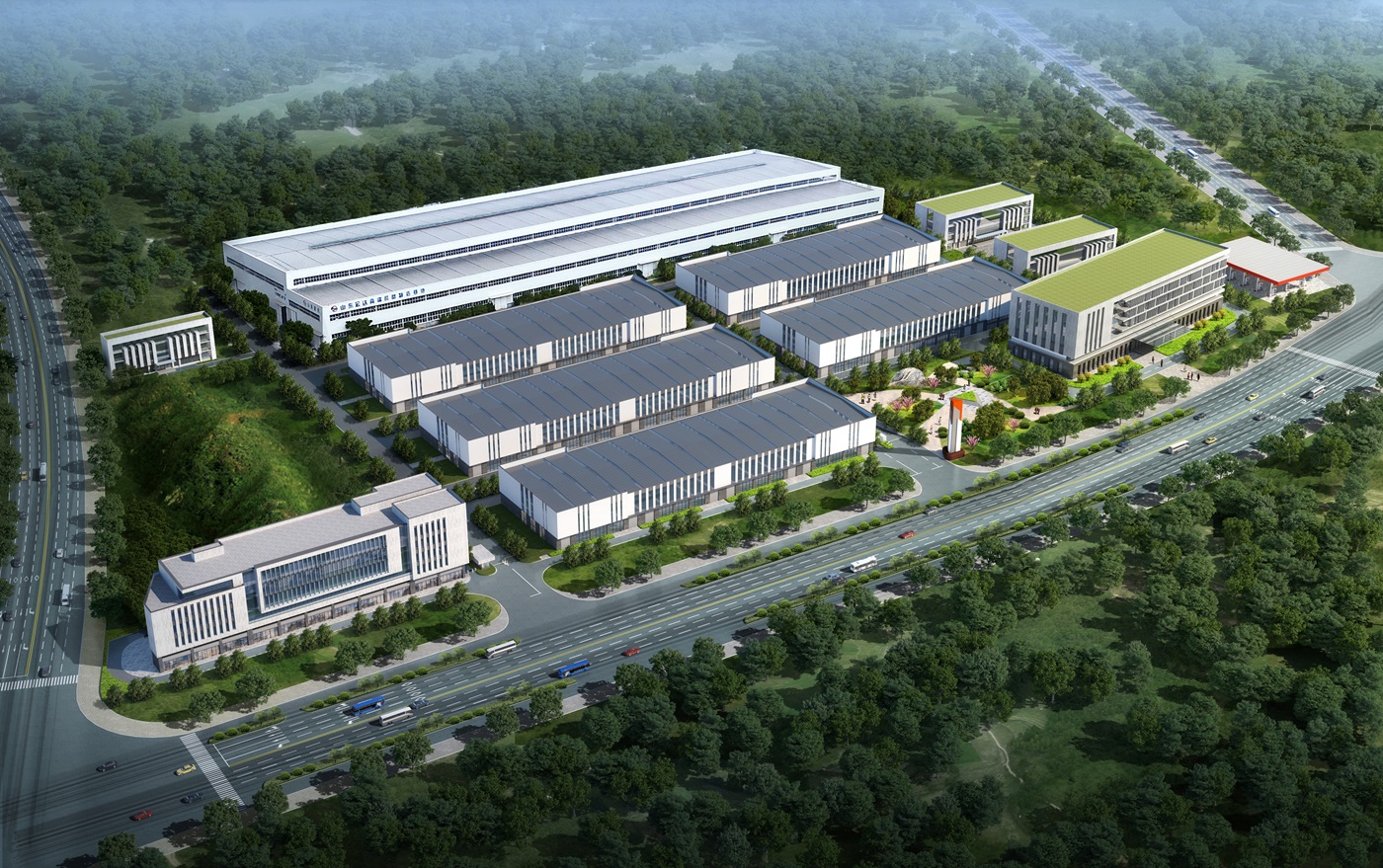 乐鱼app官方在线入口大学城厂区鸟瞰图
