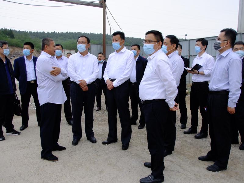 抓住项目不放松---王勤光到乐鱼app官方在线入口集团调研重点项目情况