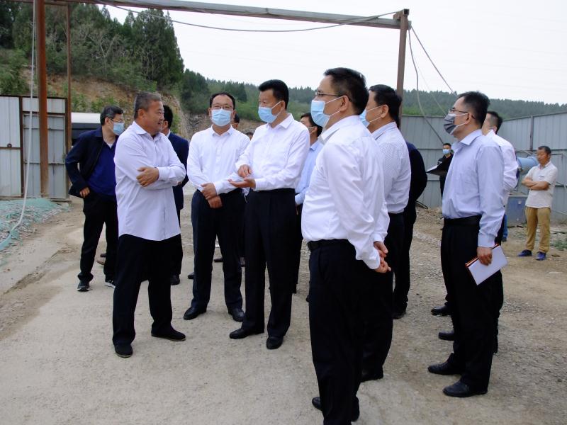 抓住项目不放松---王勤光到乐鱼app官方在线入口集团调研重点项目情况