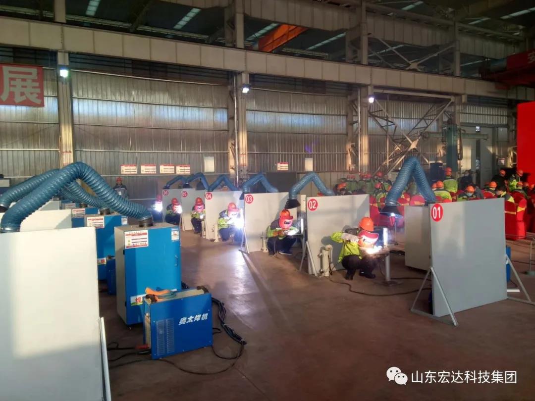 济南市长清区第五届职工焊接技能大赛在乐鱼app官方在线入口集团隆重举行